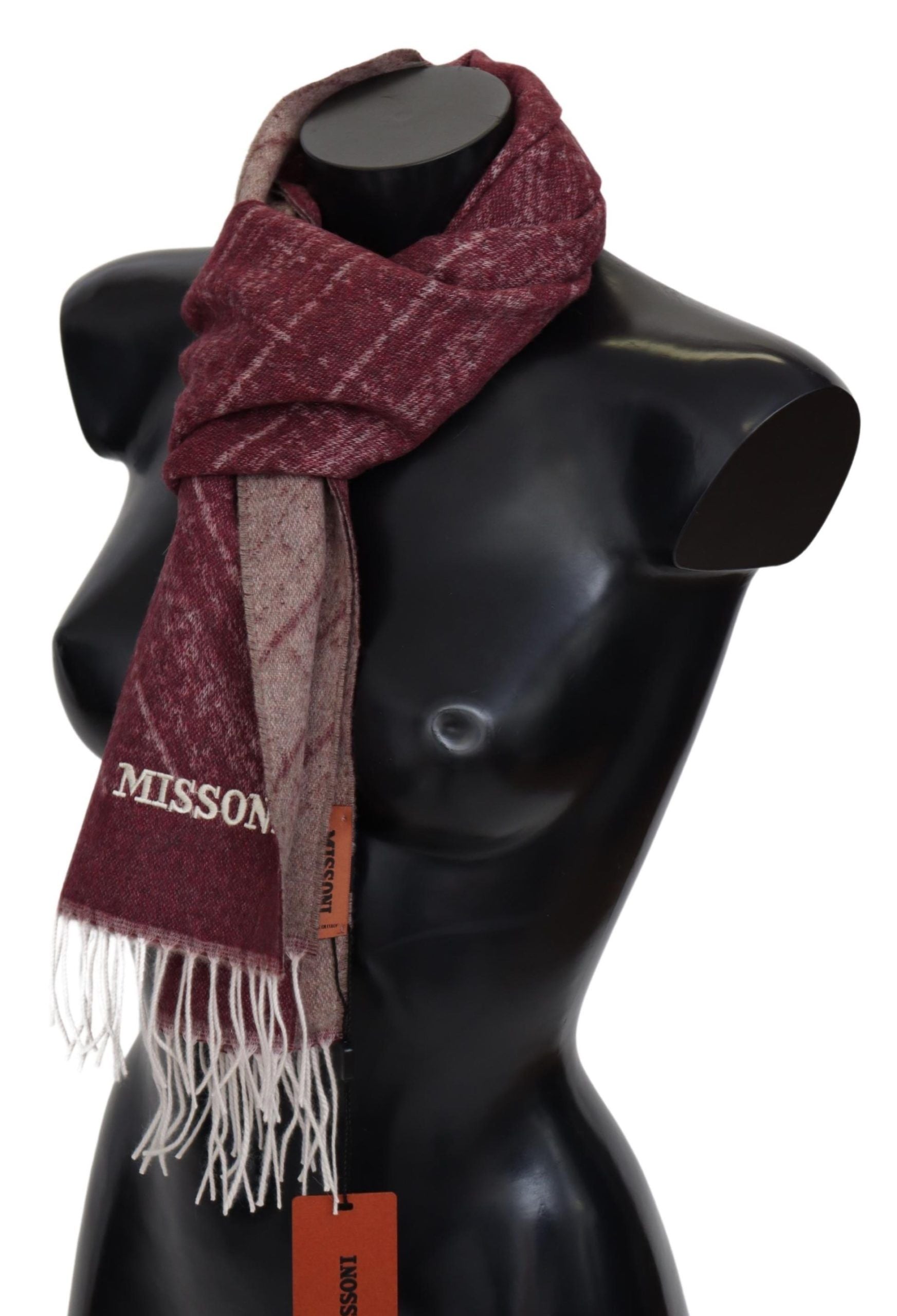 Elegant Cashmere Fringed Scarf - SEHABRANDS