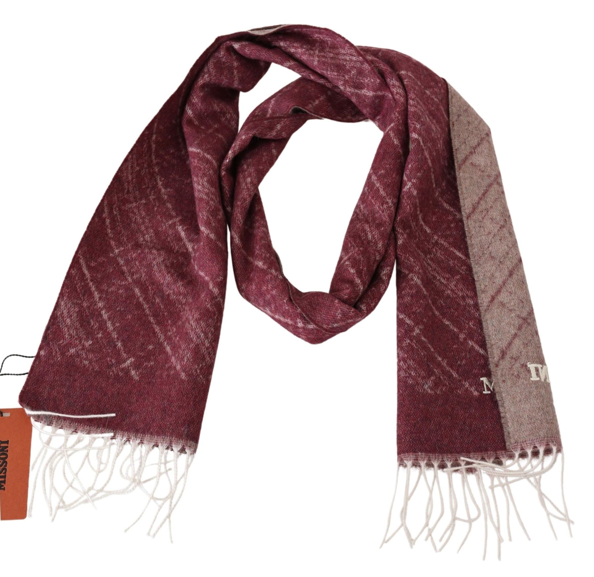 Elegant Cashmere Fringed Scarf - SEHABRANDS