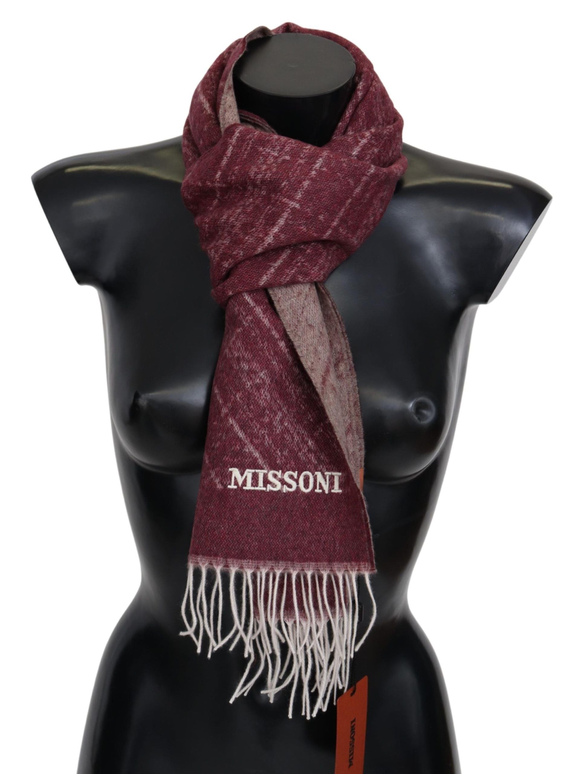 Elegant Cashmere Fringed Scarf - SEHABRANDS