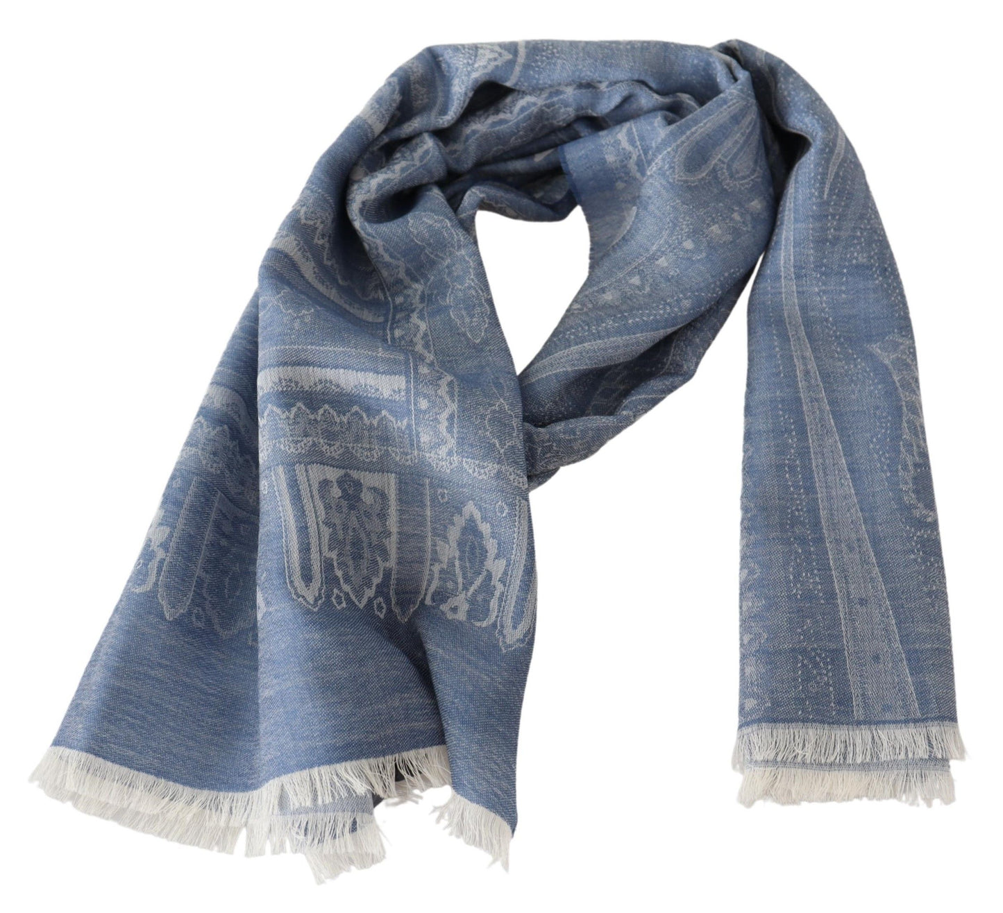 Elegant Cashmere Patterned Scarf - SEHABRANDS