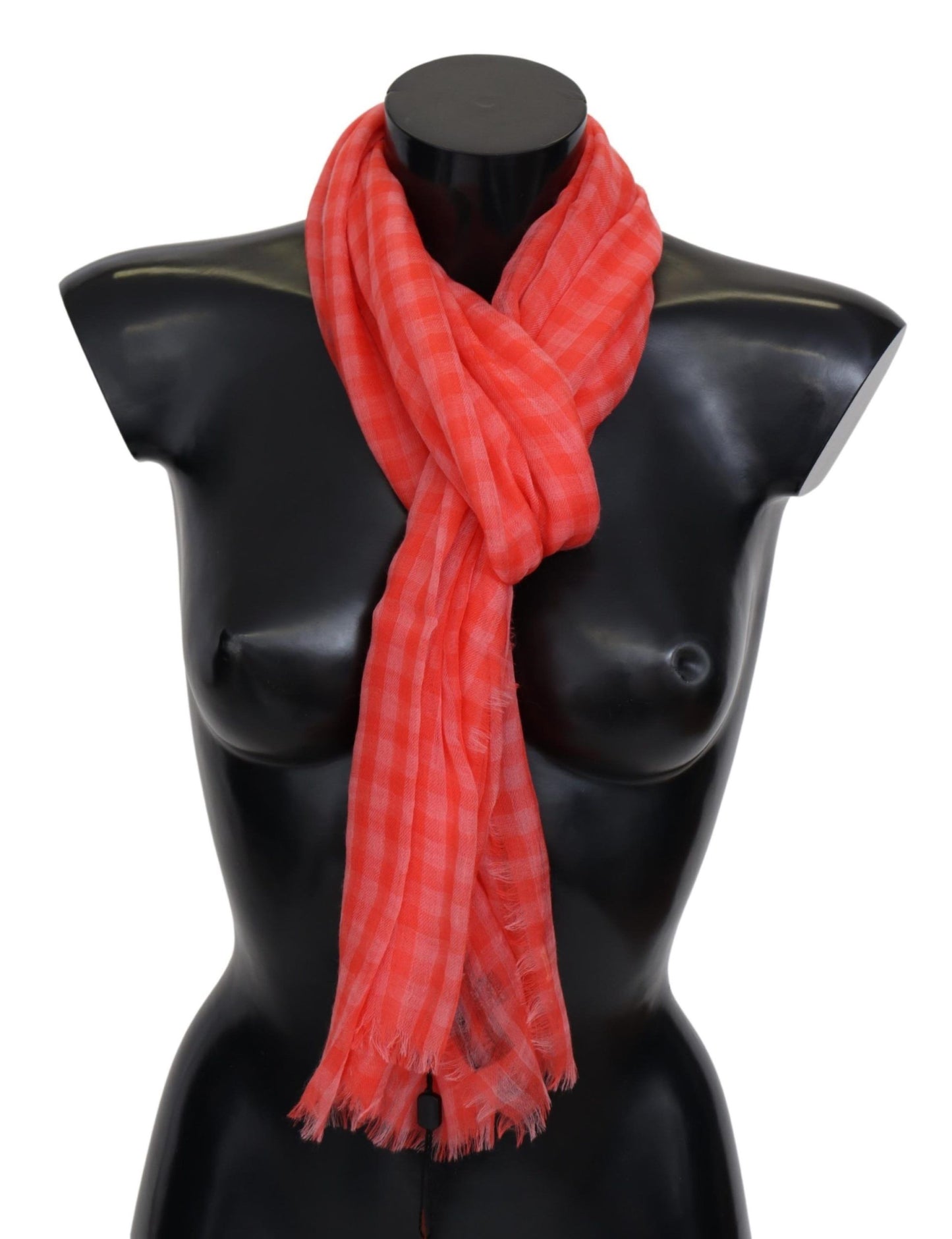 Luxurious Cashmere Checkered Scarf - SEHABRANDS