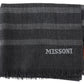 Elegant Unisex Wool Scarf with Logo Embroidery - SEHABRANDS