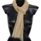 Elegant Cashmere Scarf in Beige - SEHABRANDS