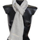 Elegant Wool Scarf with Signature Embroidery - SEHABRANDS