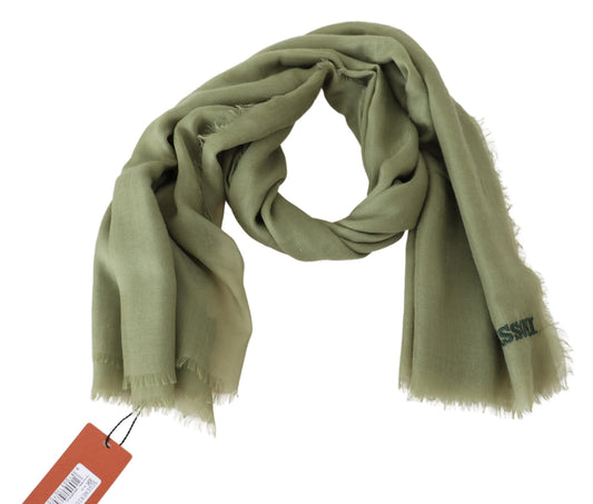 Elegant Cashmere Fringed Scarf - SEHABRANDS