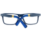 Chic Blue Rectangular Men's Eyewear - SEHABRANDS