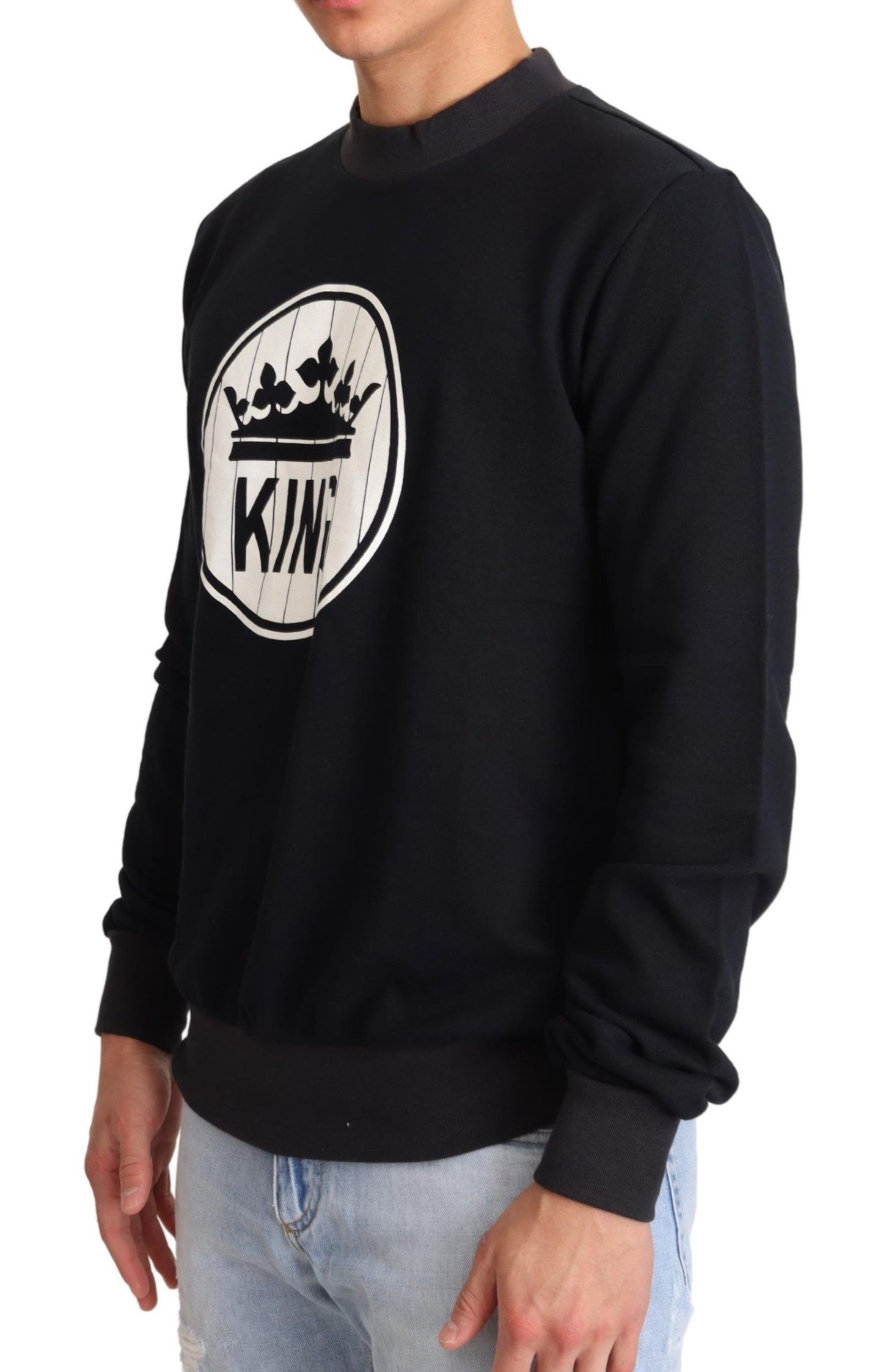 Dolce & Gabbana Regal Crown Motive Crewneck Sweater