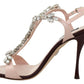 Dolce & Gabbana Crystal-Embellished Stiletto Sandals