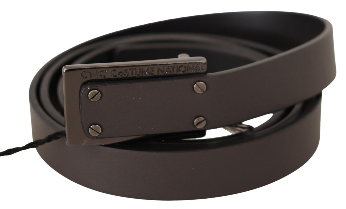 Elegant Leather Belt with Metal Buckle - SEHABRANDS