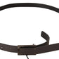 Elegant Leather Belt with Metal Buckle - SEHABRANDS