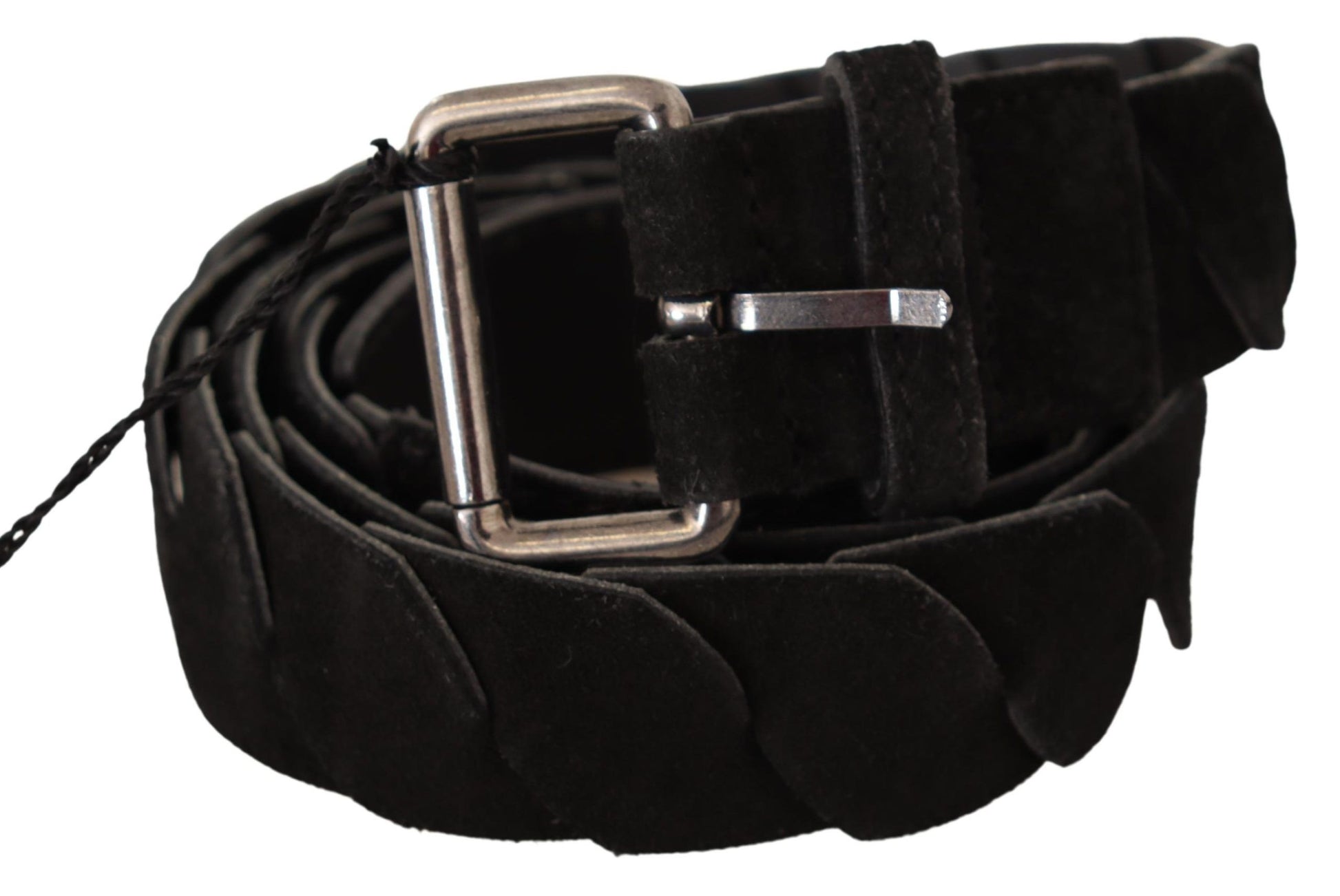 Elegant Black Waist Belt with Metal Buckle - SEHABRANDS