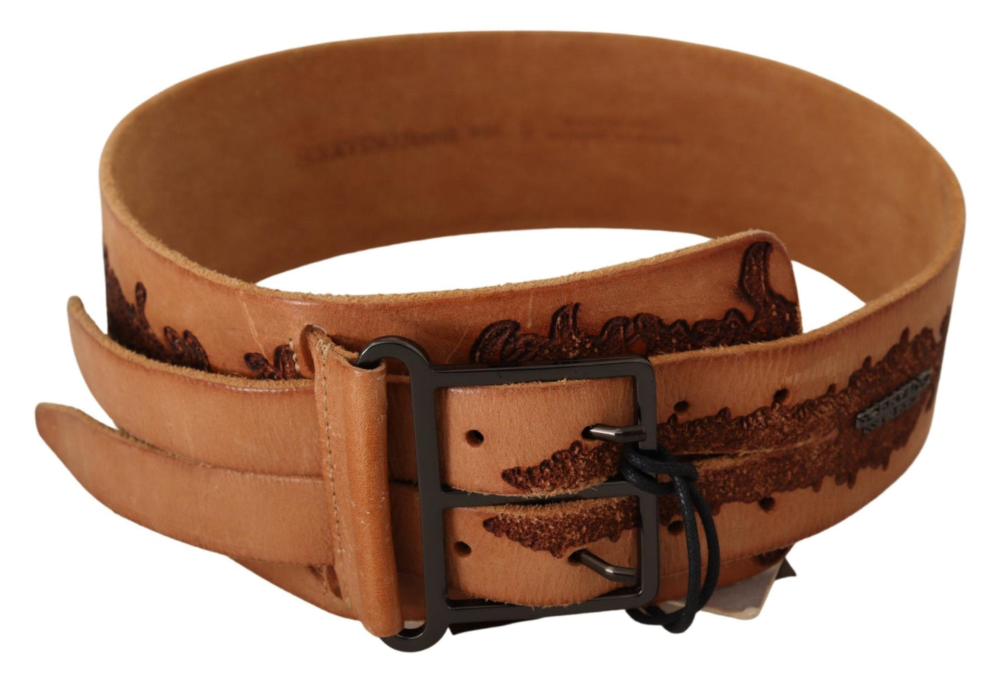 Classy Double Buckle Genuine Leather Belt - SEHABRANDS