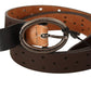 Elegance Redefined: Chic Brown Fashion Belt - SEHABRANDS