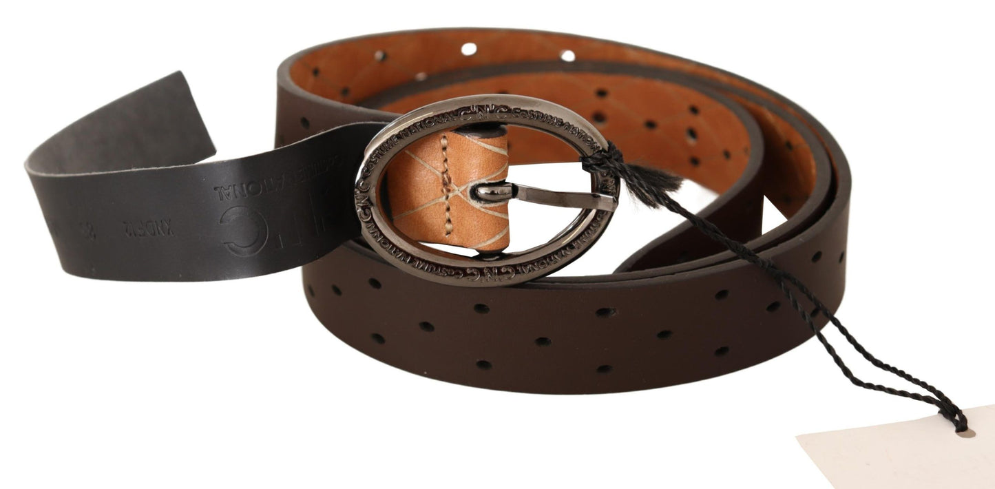 Elegance Redefined: Chic Brown Fashion Belt - SEHABRANDS