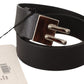 Elegant Black Leather Fashion Belt - SEHABRANDS