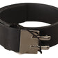 Elegant Black Leather Fashion Belt - SEHABRANDS