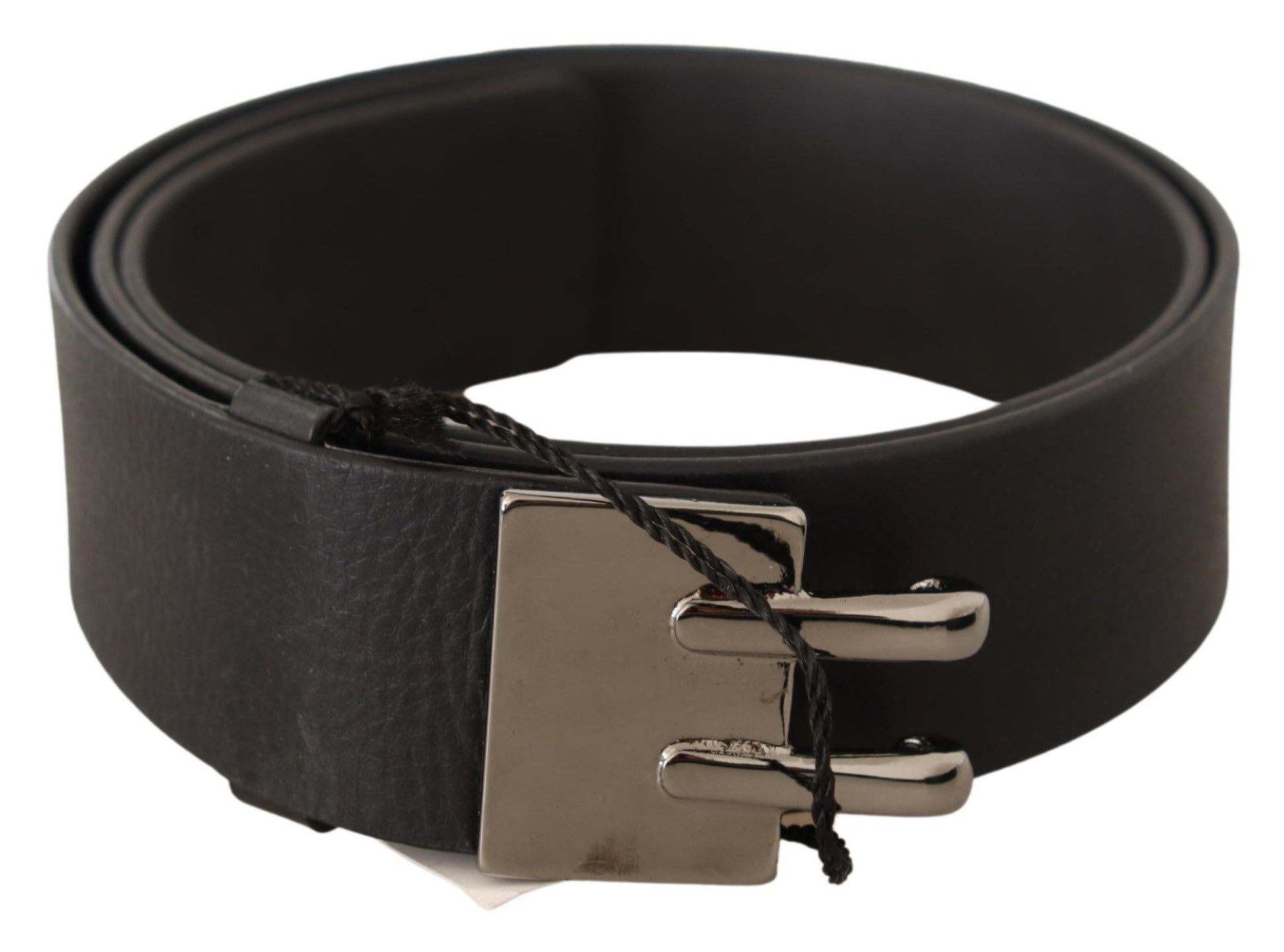 Elegant Black Leather Fashion Belt - SEHABRANDS