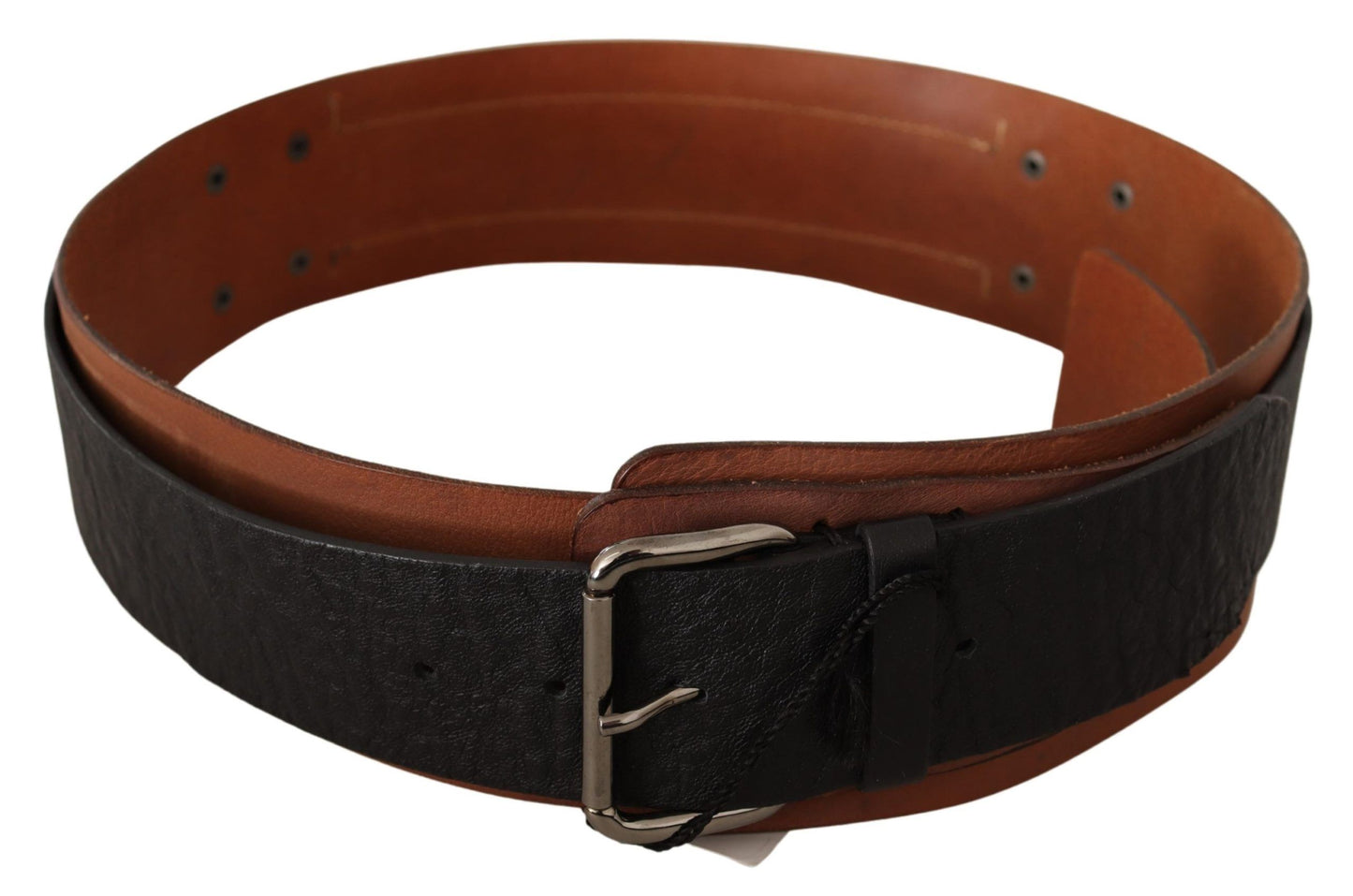 Elegant Dual-Tone Leather Fashion Belt - SEHABRANDS