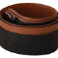 Elegant Dual-Tone Leather Fashion Belt - SEHABRANDS