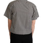 Dolce & Gabbana Zigzag Elegance Cotton Polo Top