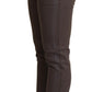 Chic Brown Slim-Fit Skinny Jeans - SEHABRANDS