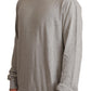 Dolce & Gabbana Sophisticated Gray Crewneck Sweater