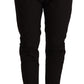 Elegant Black Baggy Cotton Pants - SEHABRANDS