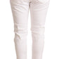 Elegant Slim Fit White Skinny Pants - SEHABRANDS