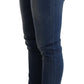 Chic Blue Washed Push-Up Skinny Jeans - SEHABRANDS