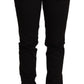 Chic Low Waist Skinny Black Denim - SEHABRANDS