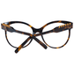 Chic Brown Round Full-Rim Women's Glasses - SEHABRANDS