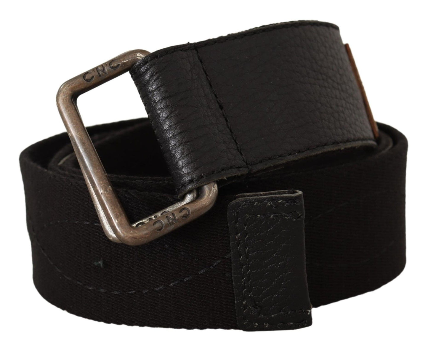 Elegant Cotton-Leather Blend Fashion Belt - SEHABRANDS