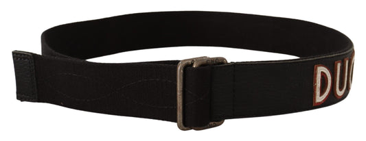 Elegant Cotton-Leather Blend Fashion Belt - SEHABRANDS