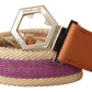 Elegant Multicolor Leather Fashion Belt - SEHABRANDS