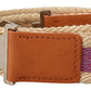 Elegant Multicolor Leather Fashion Belt - SEHABRANDS