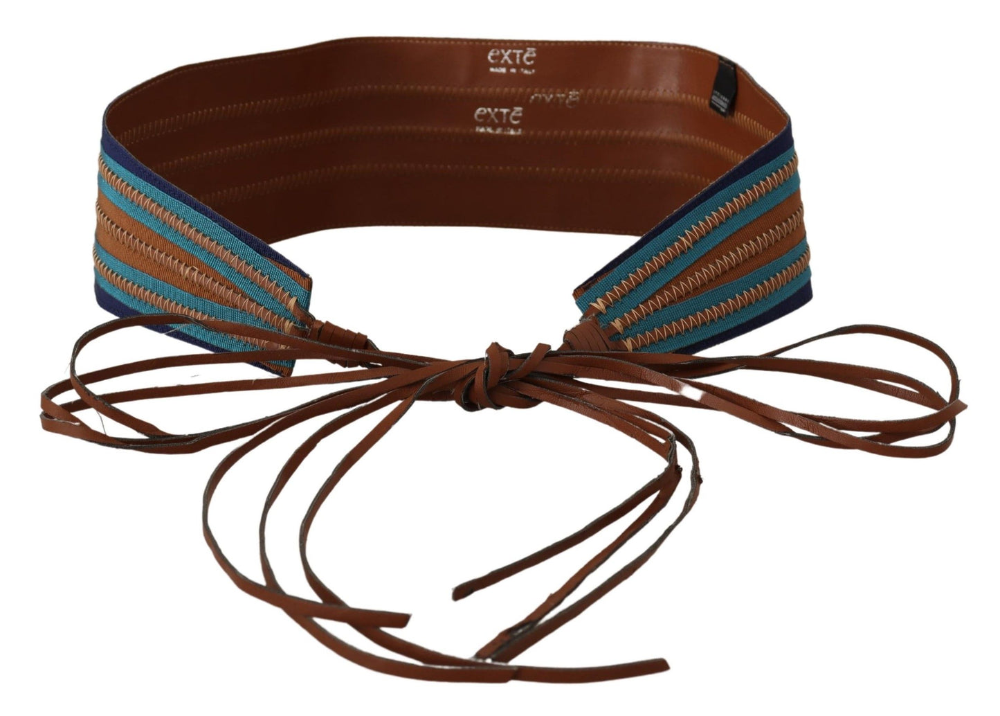 Elegant Multicolor Leather Waist Belt - SEHABRANDS