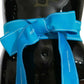 Dolce & Gabbana Elegant Bow Snap Blue Waist Belt