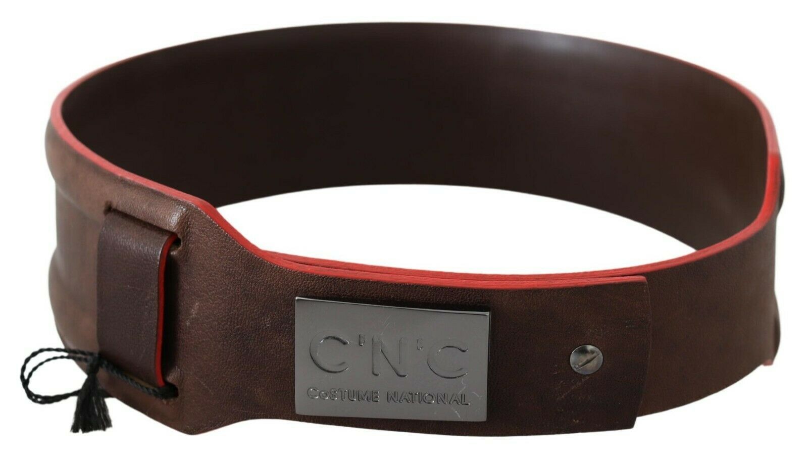 Elegant Dark Brown Leather Fashion Belt - SEHABRANDS