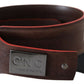 Elegant Dark Brown Leather Fashion Belt - SEHABRANDS