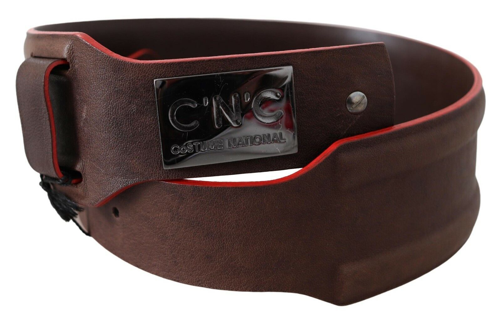 Elegant Dark Brown Leather Fashion Belt - SEHABRANDS