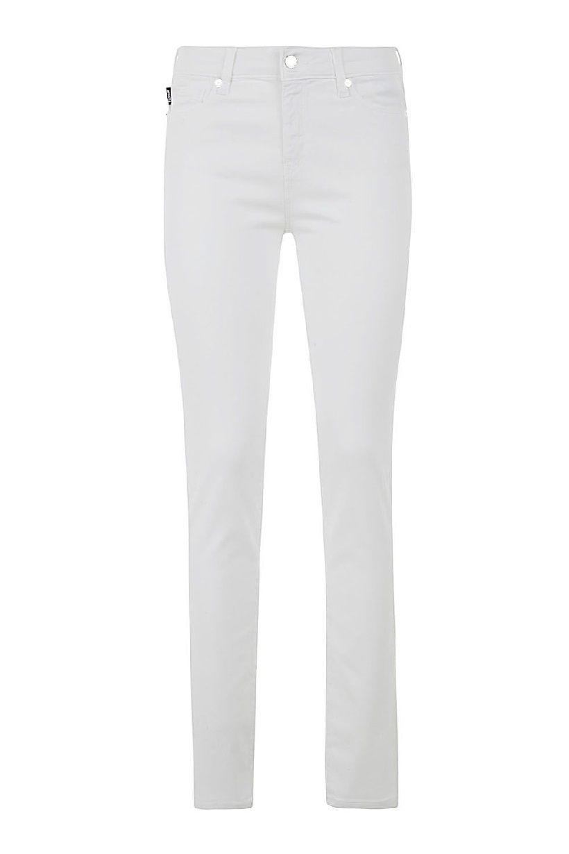 White Cotton Women's Jeans - SEHABRANDS