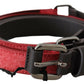 Elegant Red Brown Leather Fashion Belt - SEHABRANDS