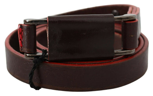 Elegant Brown Leather Fashion Belt - SEHABRANDS