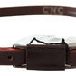 Elegant Brown Leather Fashion Belt - SEHABRANDS