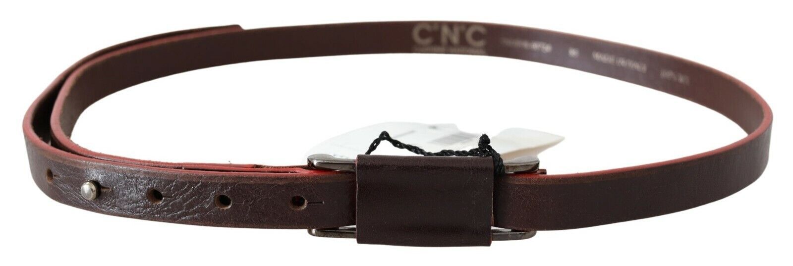 Elegant Brown Leather Fashion Belt - SEHABRANDS