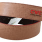 Elegant Beige Leather Fashion Belt - SEHABRANDS