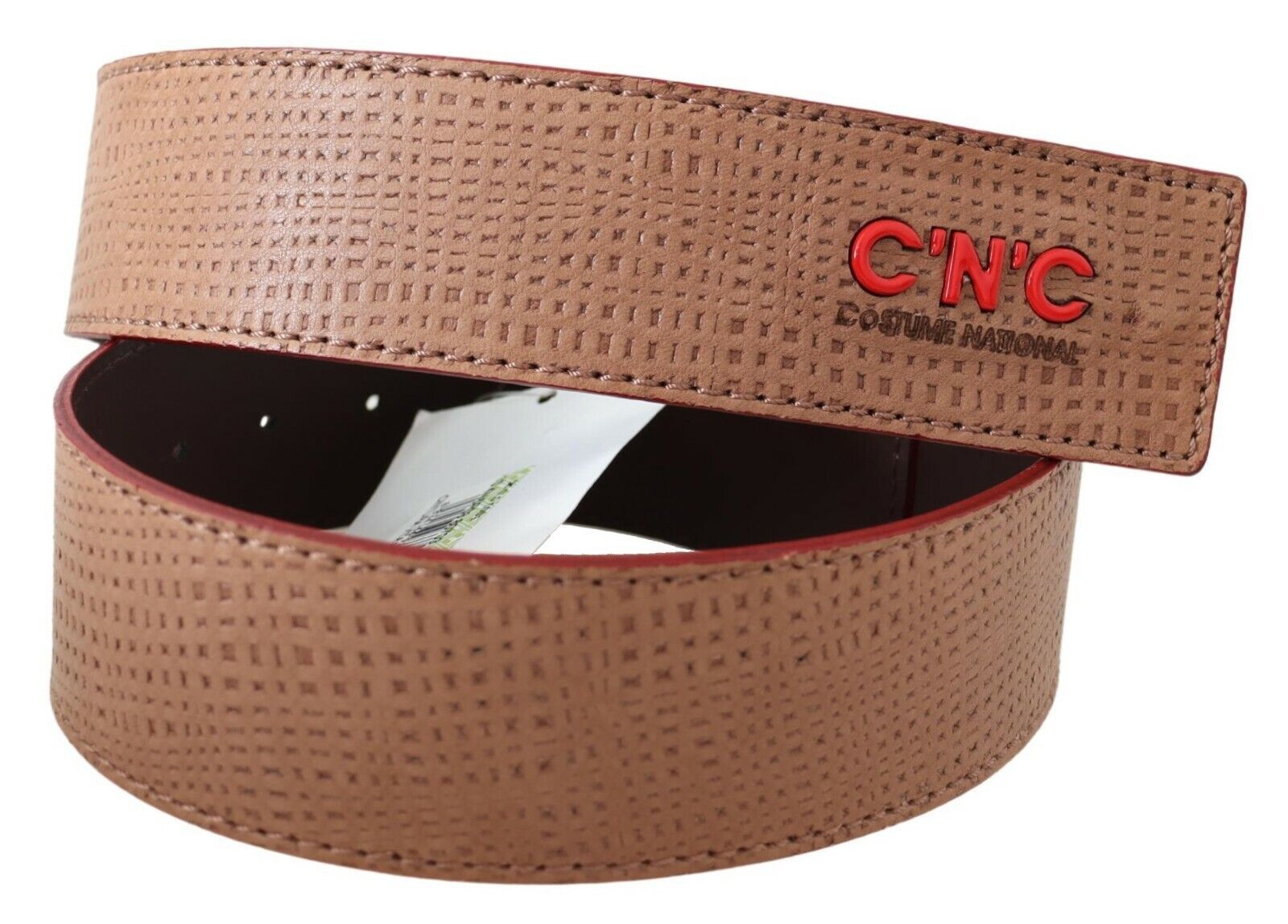 Elegant Beige Leather Fashion Belt - SEHABRANDS