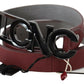 Elegant Maroon Leather Fashion Belt - SEHABRANDS