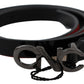 Chic Black Leather Fashion Belt - SEHABRANDS