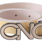 Chic Beige Logo Leather Belt - SEHABRANDS